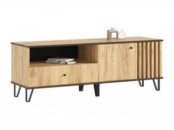 Тумба ТВ (1500) Роджина дуб крафт (Миф) в Екатеринбурге - mebel-e96.ru