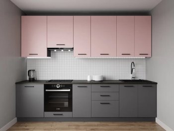 Кухонный гарнитур высокий Роза 3000 мм (Санвут) в Екатеринбурге - mebel-e96.ru