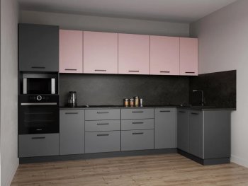 Угловой кухонный гарнитур Роза 3200*1400 мм (Санвут) в Екатеринбурге - mebel-e96.ru