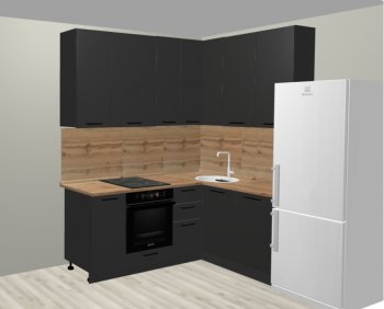 Кухонный гарнитур угловой 2000*1400 мм (Санвут) в Екатеринбурге - mebel-e96.ru