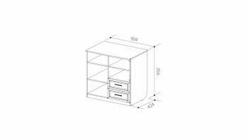 Шкаф комбинированный В-3 ШиК-7 (Уголок Школьника 2) в Екатеринбурге - mebel-e96.ru