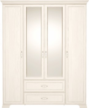 Шкаф для одежды 4-х дверный с зеркалом Венеция 2 бодега в Екатеринбурге - mebel-e96.ru