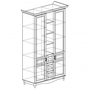 Шкаф многоцелевой Прованс 400 (Яна) в Екатеринбурге - mebel-e96.ru