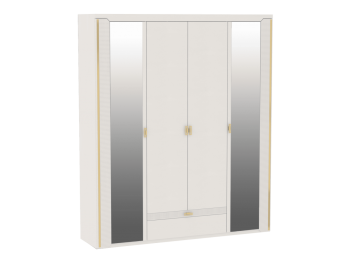 Спальный гарнитур Сиде Белый, модульный (СБК) в Екатеринбурге - mebel-e96.ru