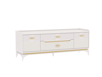 Тумба ТВ Сиде, Белый (СБК) в Екатеринбурге - mebel-e96.ru