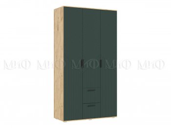Шкаф 1200 мм Сильвия, крафт/грин (Миф) в Екатеринбурге - mebel-e96.ru