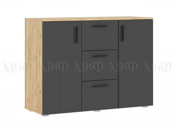Комод Сильвия, крафт/графит (Миф) в Екатеринбурге - mebel-e96.ru