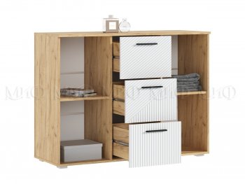 Комод Сильвия, крафт/белый (Миф) в Екатеринбурге - mebel-e96.ru
