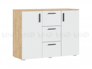 Комод Сильвия, крафт/белый (Миф) в Екатеринбурге - mebel-e96.ru