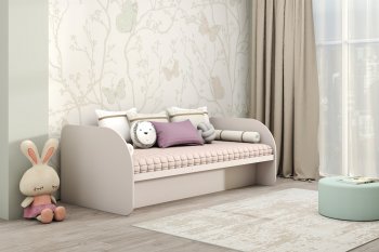 Кровать с подъемным механизмом Сказка, кашемир (Зарон) в Екатеринбурге - mebel-e96.ru