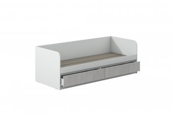 Кровать Соната 900 белый/крафт белый (Зарон) в Екатеринбурге - mebel-e96.ru