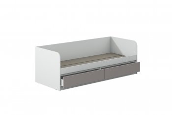 Кровать Соната 900 белый/кашемир(Зарон) в Екатеринбурге - mebel-e96.ru