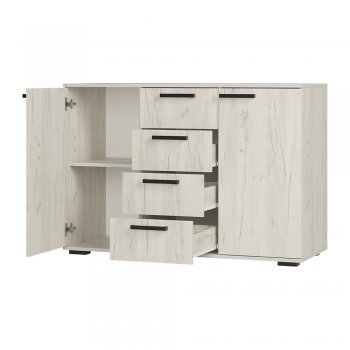 Комод Стандарт №2 NEW крафт белый  (БТС) в Екатеринбурге - mebel-e96.ru