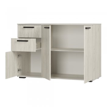 Комод Стандарт 3 NEW крафт белый (БТС) в Екатеринбурге - mebel-e96.ru