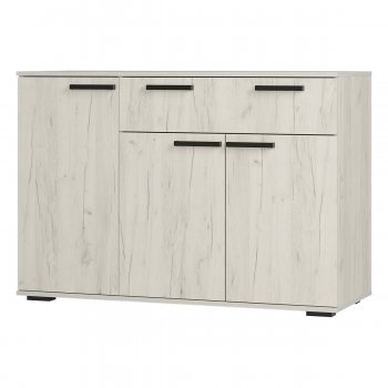 Комод Стандарт 4 NEW крафт белый (БТС) в Екатеринбурге - mebel-e96.ru