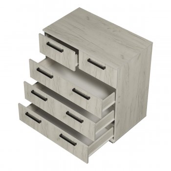 Комод Стандарт №5 NEW крафт белый (БТС) в Екатеринбурге - mebel-e96.ru