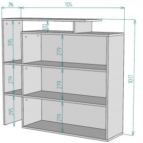 Стеллаж S37 (ДВ) в Екатеринбурге - mebel-e96.ru