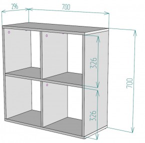 Стеллаж S38 (Графит) в Екатеринбурге - mebel-e96.ru