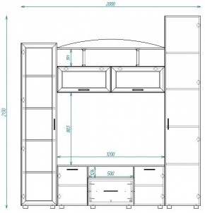 Стенка ТВА-14 в Екатеринбурге - mebel-e96.ru