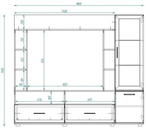 Стенка ТВА Сатурн в Екатеринбурге - mebel-e96.ru