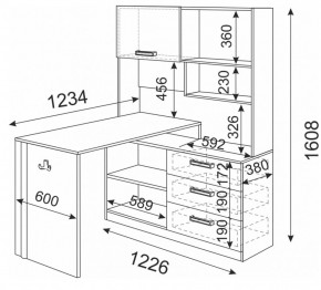 Стол компьютерный Волкер М7 (Риннер) в Екатеринбурге - mebel-e96.ru