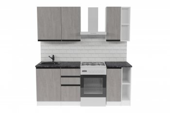 Кухонный гарнитур Сюита медиум 1400 мм (Герда) в Екатеринбурге - mebel-e96.ru