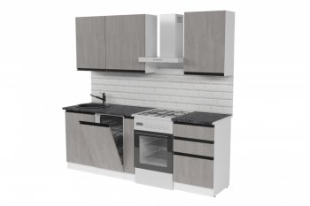 Кухонный гарнитур Сюита стандарт 1600 мм (Герда) в Екатеринбурге - mebel-e96.ru