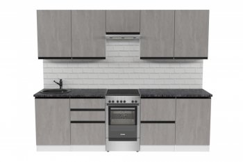 Кухонный гарнитур Сюита мега 2500 мм (Герда) в Екатеринбурге - mebel-e96.ru
