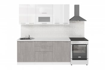 Кухонный гарнитур Терция макси 2 1800 мм (Герда) в Екатеринбурге - mebel-e96.ru