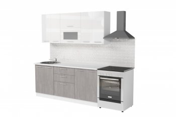 Кухонный гарнитур Терция макси 2 1800 мм (Герда) в Екатеринбурге - mebel-e96.ru