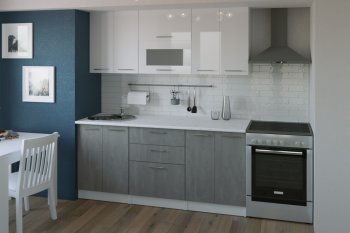 Кухонный гарнитур Терция макси 2 1800 мм (Герда) в Екатеринбурге - mebel-e96.ru