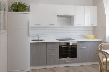 Кухонный гарнитур Терция базис 2400 мм (Герда) в Екатеринбурге - mebel-e96.ru
