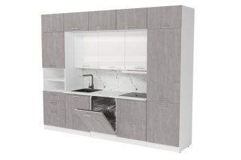 Кухонный гарнитур Терция экстра 5 3000 мм (Герда) в Екатеринбурге - mebel-e96.ru