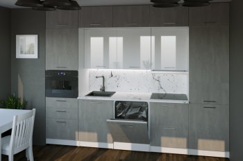 Кухонный гарнитур Терция экстра 5 3000 мм (Герда) в Екатеринбурге - mebel-e96.ru