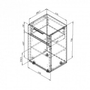 Тумба Дельта Лофт-24.01 Дуб Ирладндский в Екатеринбурге - mebel-e96.ru