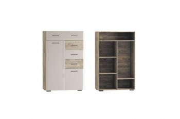 Комод Турин ЛДСП крафт серый/кашемир (ВВР) в Екатеринбурге - mebel-e96.ru