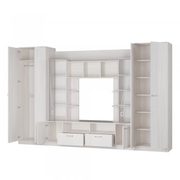 Стенка Венеция ясень белый (БТС) в Екатеринбурге - mebel-e96.ru