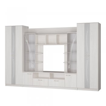 Стенка Венеция ясень белый (БТС) в Екатеринбурге - mebel-e96.ru