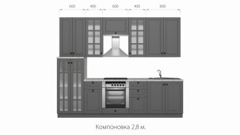 Кухонный гарнитур Верона 2800 мм в Екатеринбурге - mebel-e96.ru