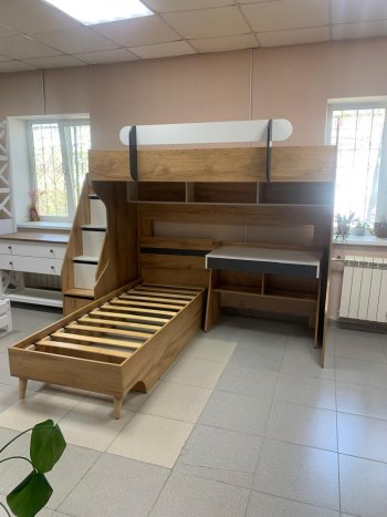 Кровать-чердак Омега-3 комп.2 в Екатеринбурге - mebel-e96.ru