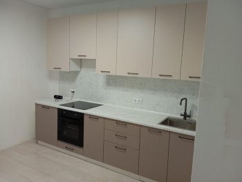 Кухонный гарнитур высокий Латте 3000 мм, Стол. 26 мм в Екатеринбурге - mebel-e96.ru